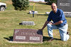 01 - Audubon, Iowa to South Dakota : My parents are buried in the beautiful Audubon cemetery on a hill above town. Mitchell, SD Corn Palace. Mitchell Doll Museum. Lewis & Clark Overlook. Wall Drugstore Signs.